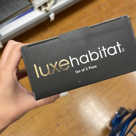 luxe habitat Dining Luxe Habitat Champagne Glasses Poshmark